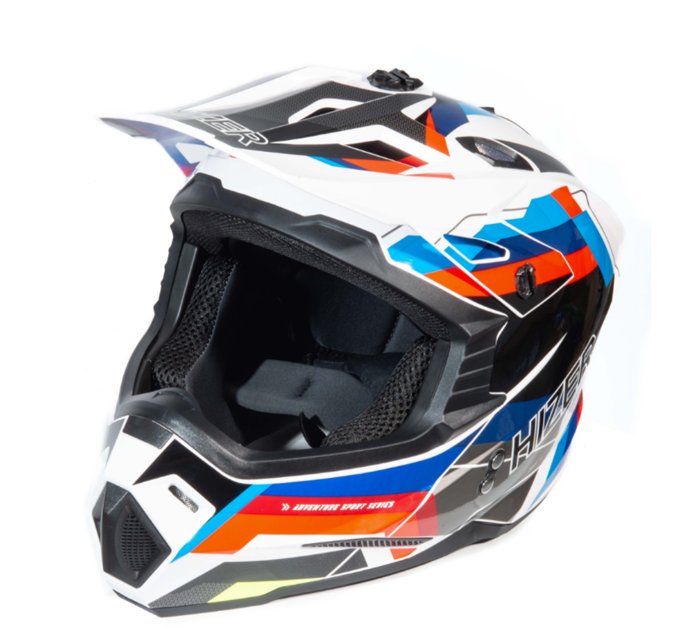Шлем мото кроссовый HIZER J6801 №8 (L) ADVENTURE