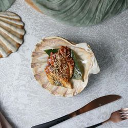 Блюдо для подачи 15*15 см h5,5 см 125 мл Pearl Shell Frutti di Mare P.L. [1]