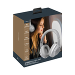 Беспроводные накладные наушники Stereo Ultra ANC, BT 5.4, ENC, 500 мАч, серебристый