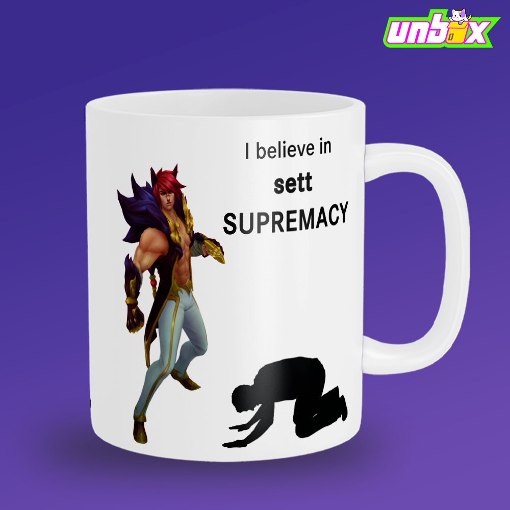 Кружка Sett supremacy Сетт League Of Legends Лига Легенд