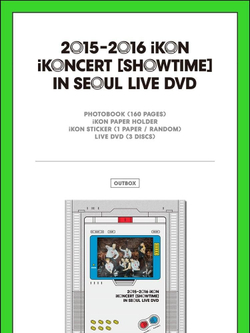 видео IKON - 2015-2016 IKONCERT : SHOWTIME IN SEOUL LIVE DVD