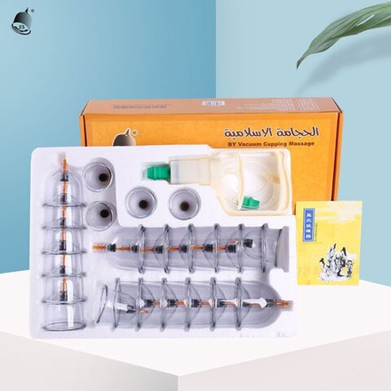 Массажные банки из прочного пластика 24 шт