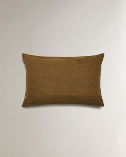 Zara Home наволочка декоративная из хлопка, бежевый, 40x60 см