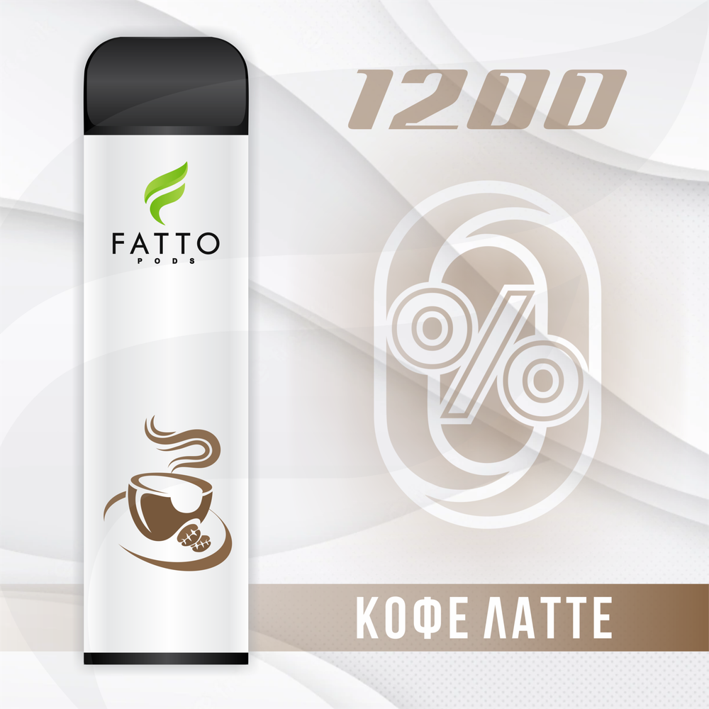 FATTO PODS ZERO - Latte (0% nic)