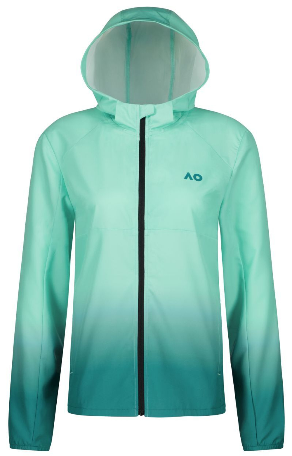 Женская Кофта теннисная Australian Open Accelerate Jacket - зеленый