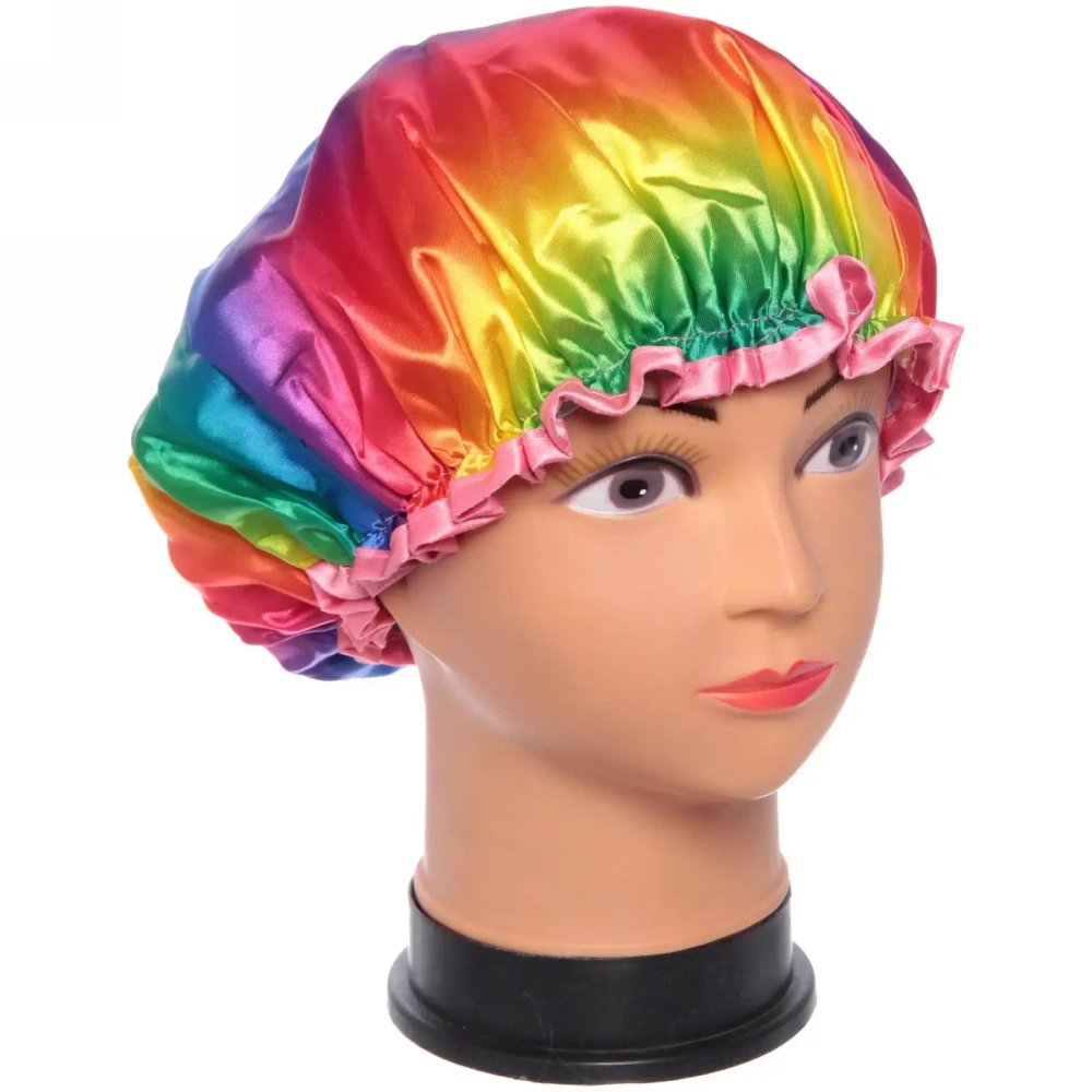 Шапочка для душа «Ультрамарин - Радуга», d-26см