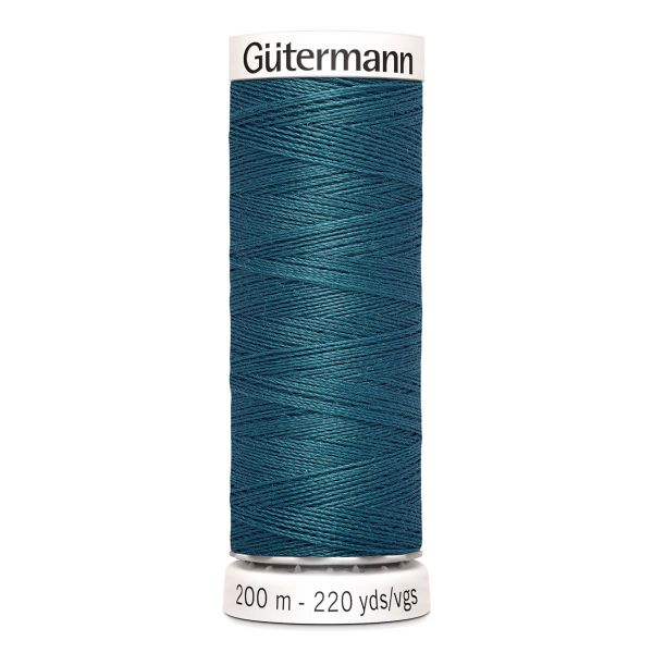 Нитки универсальные Gutermann Sew-all 100 (200 метров), 5 кат. | 223 лазурно-бирюзовый