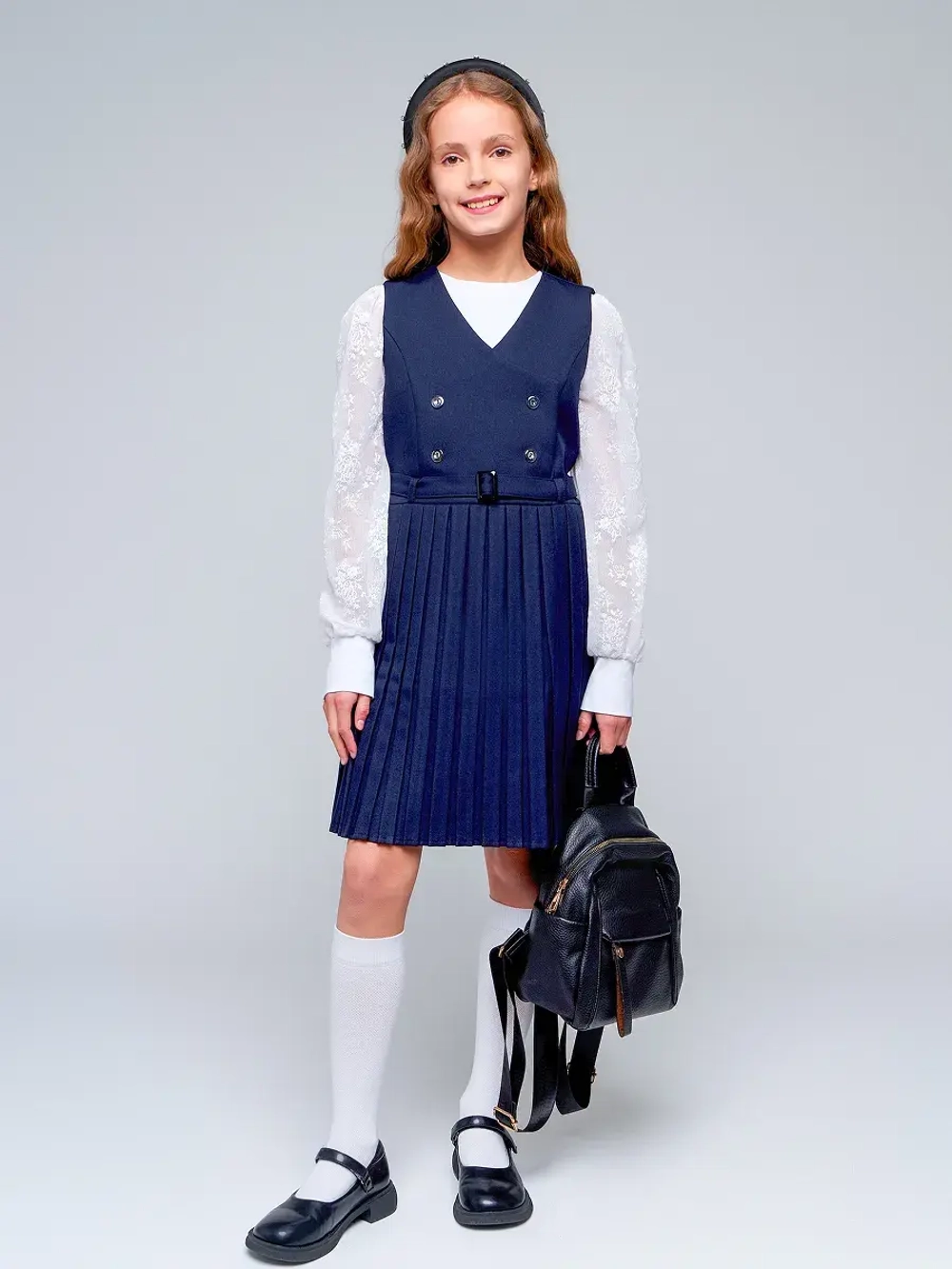 Блузка для девочки школьная нарядная