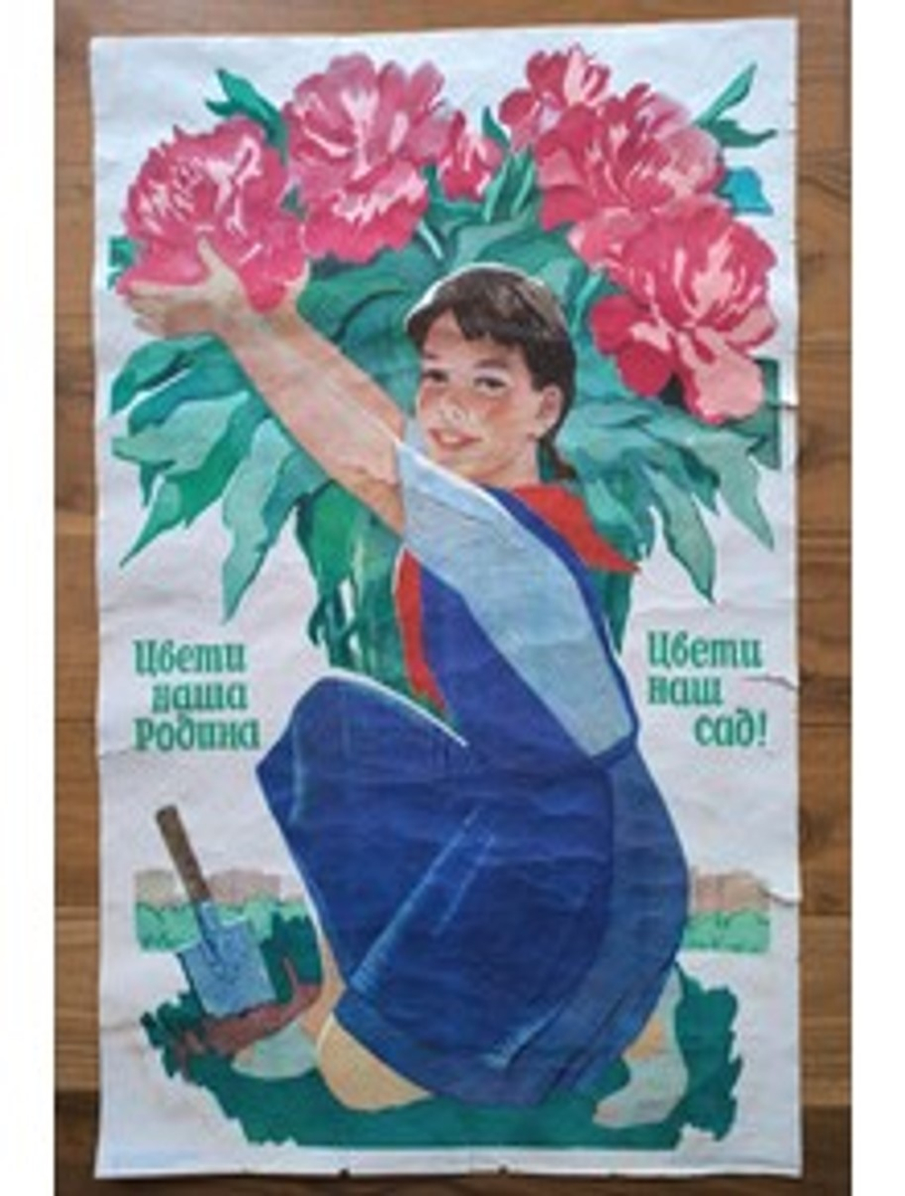 Плакат "Цвети, наша Родина! Цвети, наш сад!" (1964)