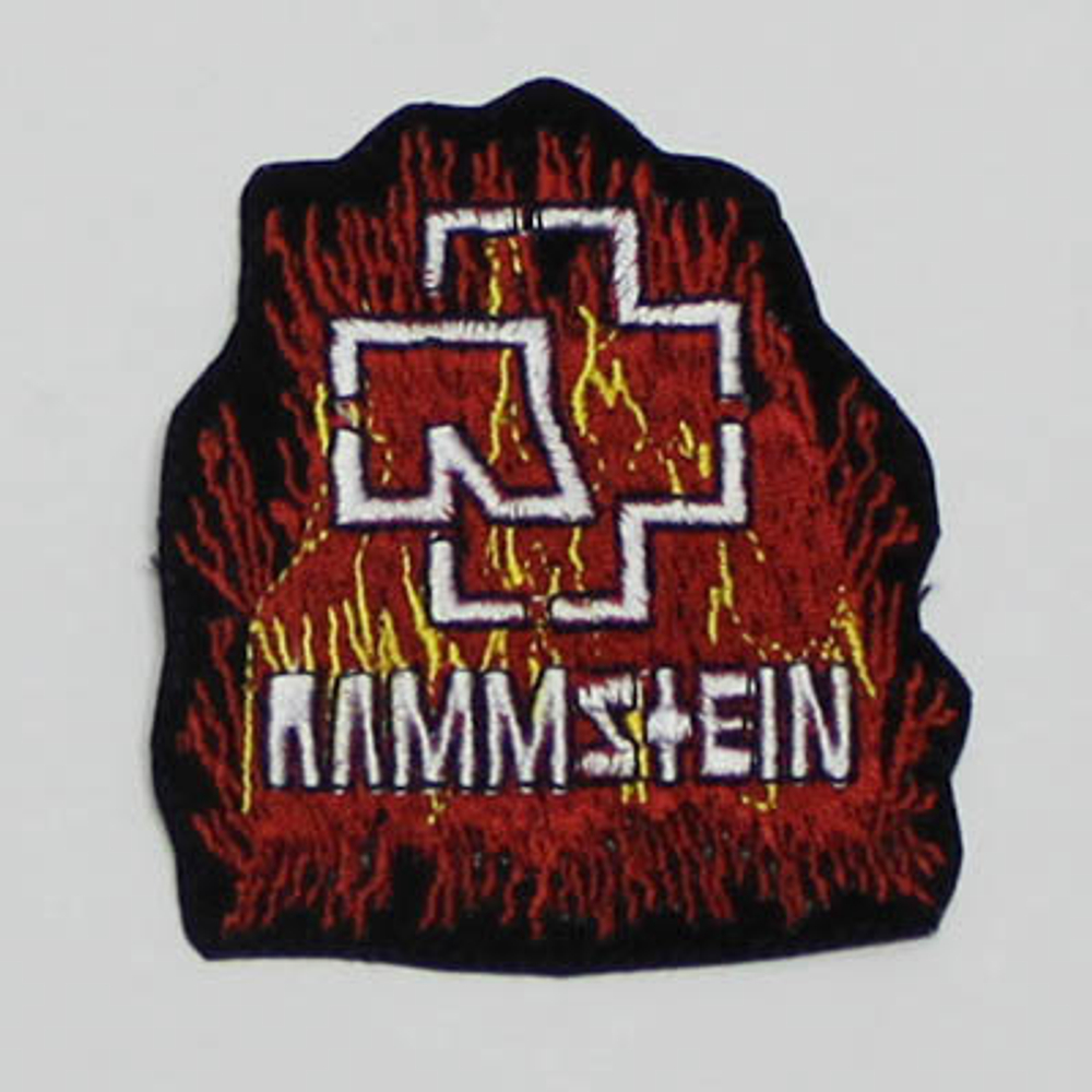 Нашивка Rammstein (лого в огне)