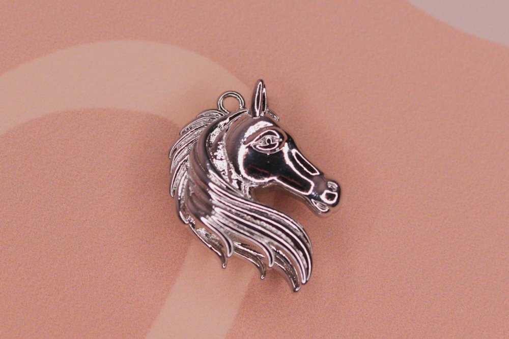 Подвеска лошадь голова 25х20 мм