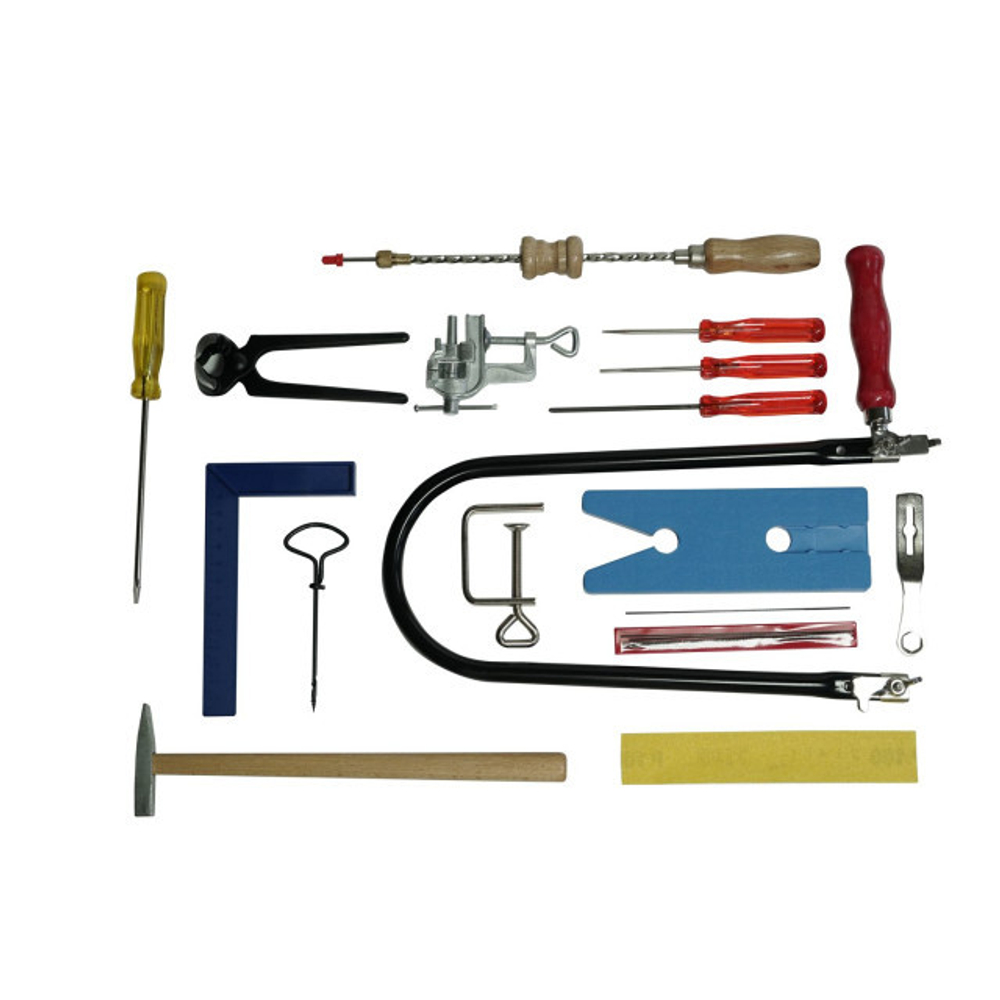 Набор для выпиливания ручным лобзиком, 15 предметов