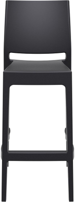 Стул пластиковый барный, Siesta Contract Maya Bar 75, черный