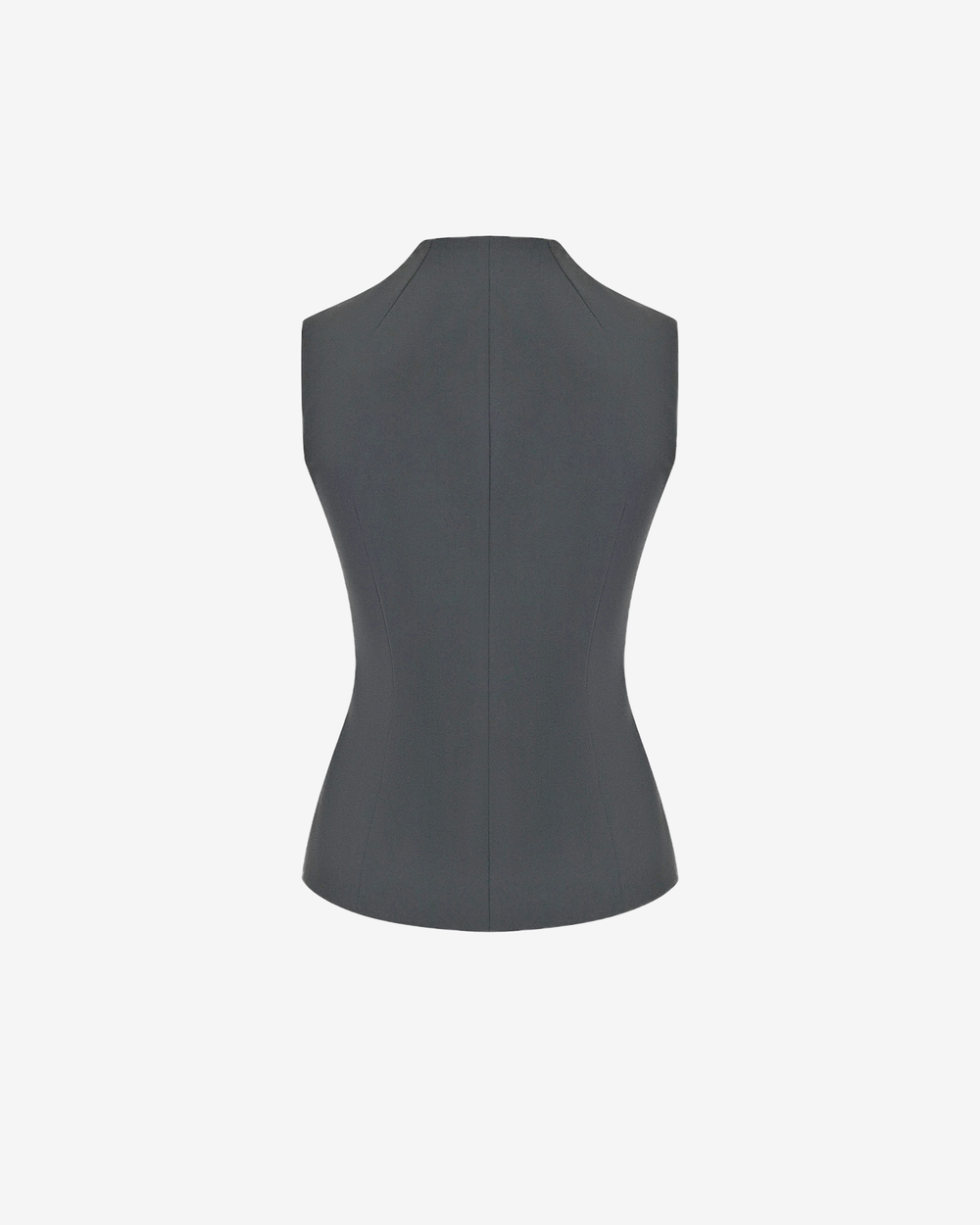 Топ на крючках из костюмной ткани