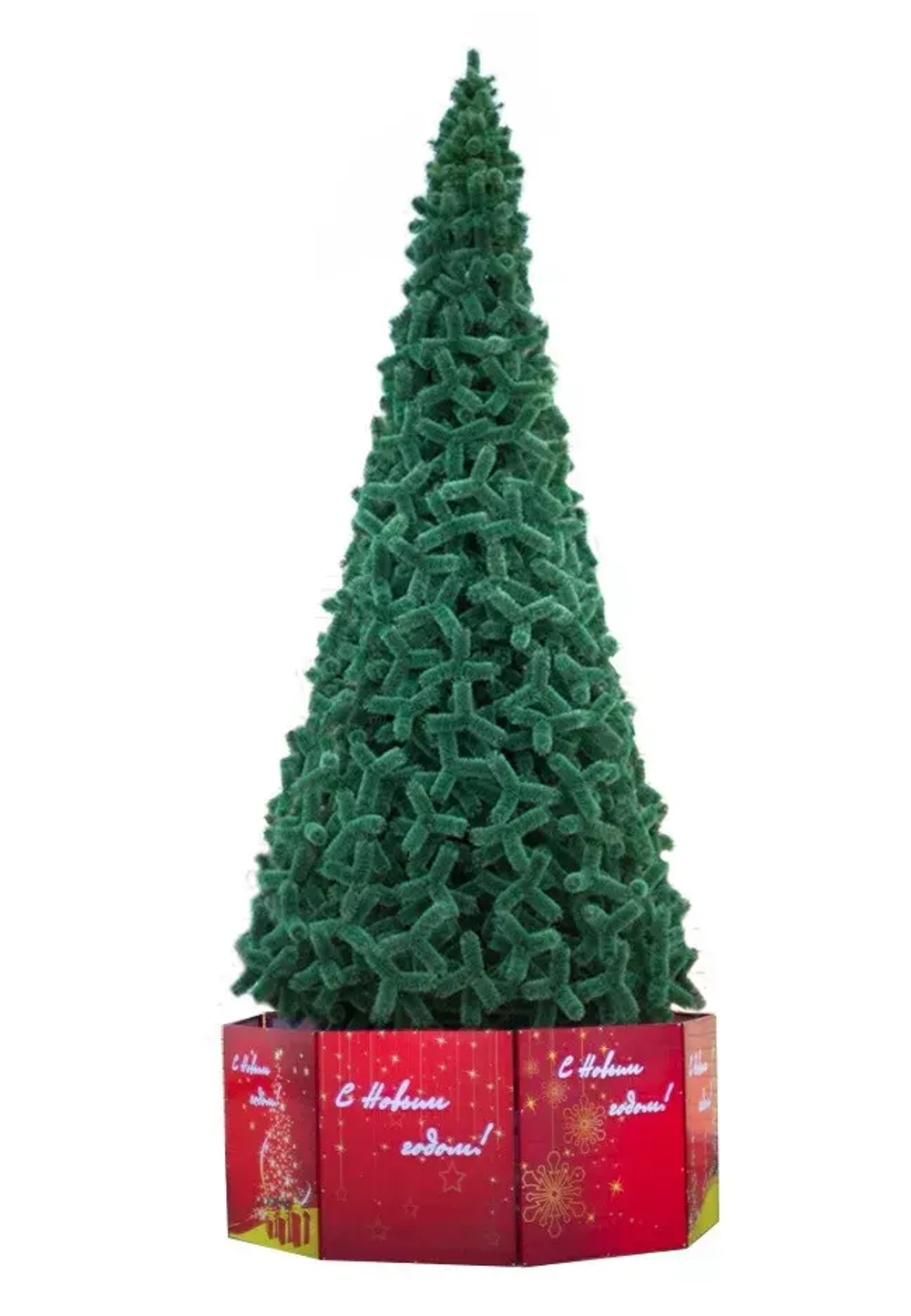 Уличная искусственная сосна Альпийская зеленая 16 м., ствольная, Леска, Green Trees (GT16ALES)