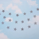 Растяжка «Звездное небо» 4 м, серебро