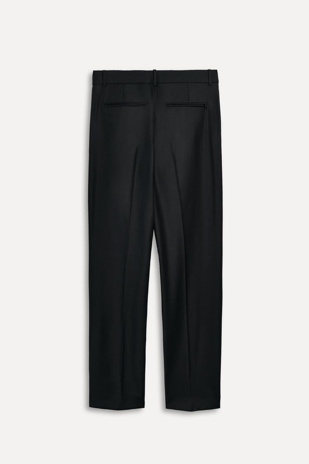 ZARA БРЮКИ ИЗ СМЕСОВОЙ ШЕРСТИ — 50TH ANNIVERSARY, ЧЕРНЫЙ