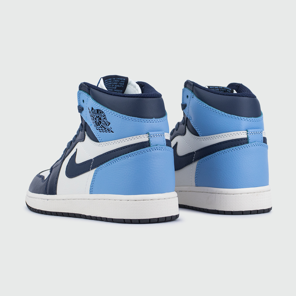 Кроссовки Nike Air Jordan 1 White / Blue