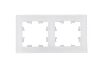 Рамка 2-м AtlasDesign Nature натур. стекло бел. SE ATN360102