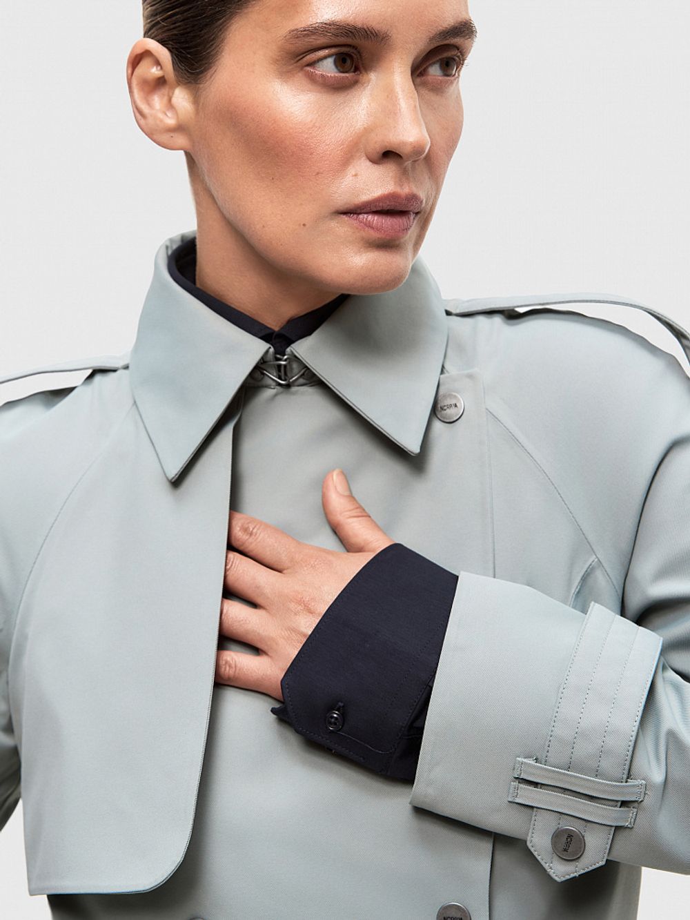 Тренч женский ILIM NORPPA зеленый шалфей