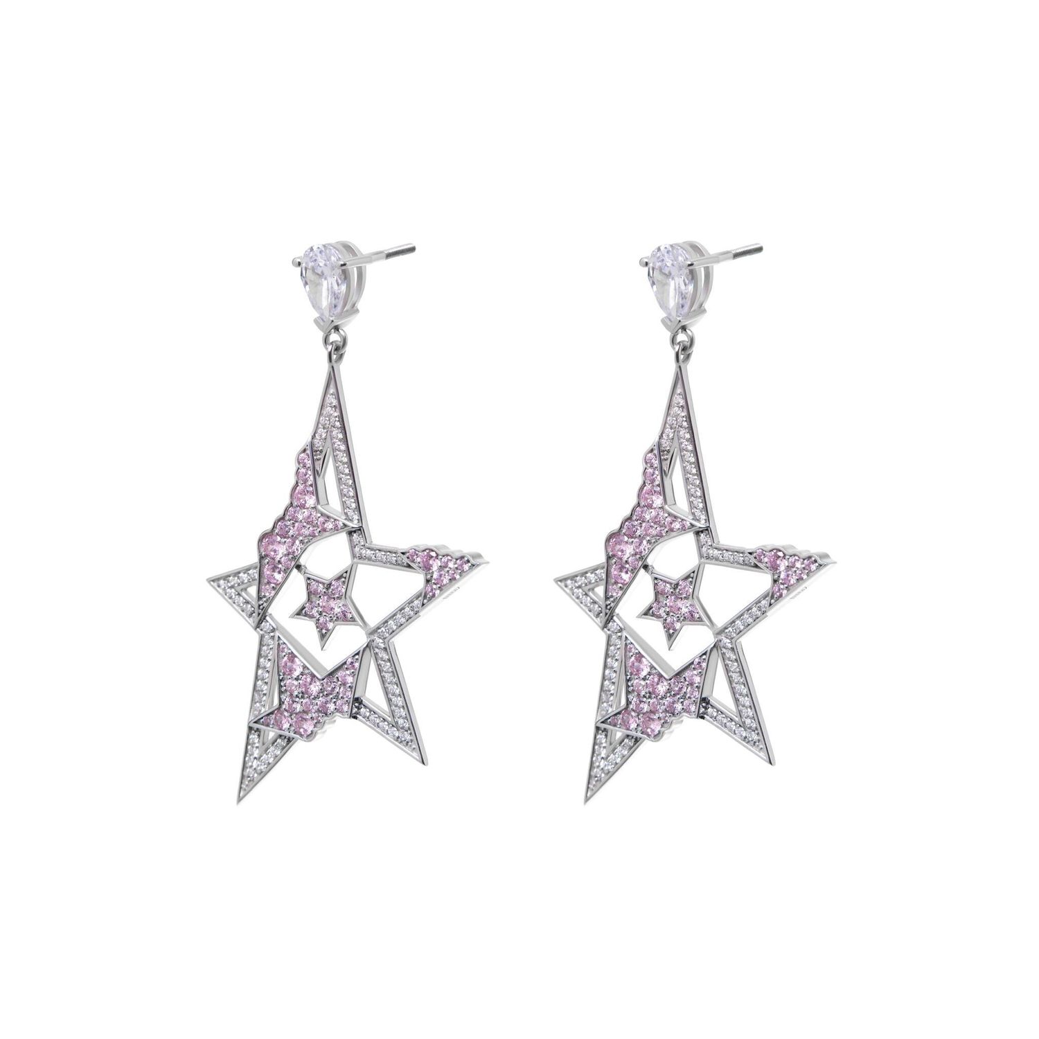 Серьги Pinky Rock Star Earring
