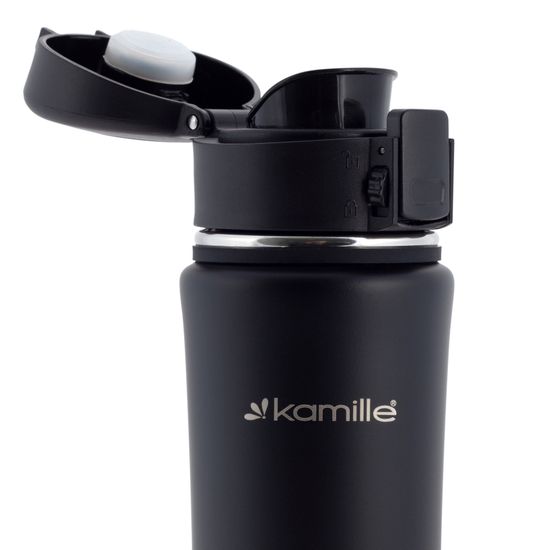 Термос-бутылка 500 мл из нержавеющей стали Kamille KM-2066