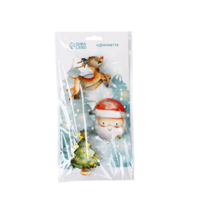 Новый год. Набор форм для печенья «Волшебство», 3 шт