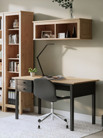 IKEA Письменный стол HEMNES,155*65*74, белый-коричневый, КЫМОР (ХЕМНЭС ИКЕА)