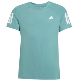 Футболка для мальчика теннисная Adidas Girls Club Tennis - preloved teal