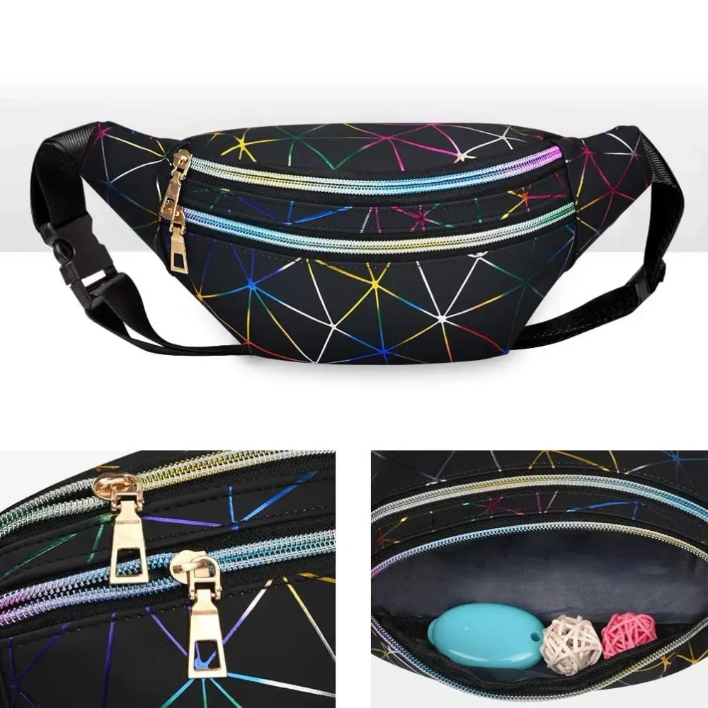 Сумка на пояс «Harizma», цвет черный, 31*12 см