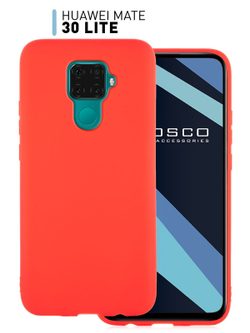 Чехол ROSCO для Huawei Mate 30 Lite оптом (арт. HW-M30L-COLOURFUL-RED)