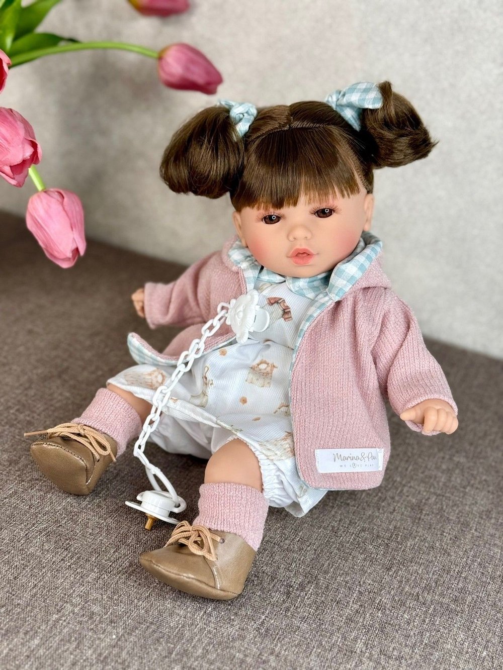 Кукла Marina and Pau 40cм PETITE мягконабивная (M425K)