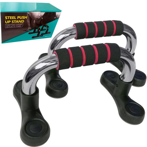 Упоры для отжимания стальные на обрезиненном основании