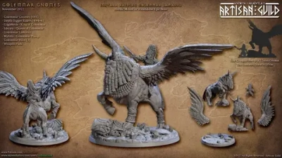 Chaos Dwarf Mount Lord / Lamassu