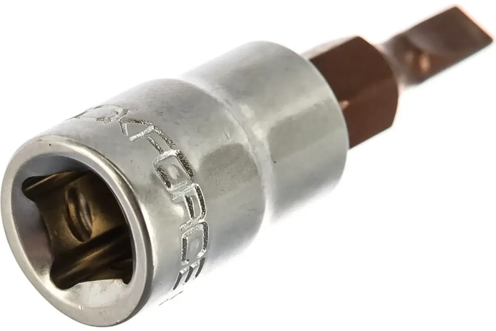 Головка-бита шлицевая SL 4мм, 1/4" ROCKFORCE RF-3233204PR