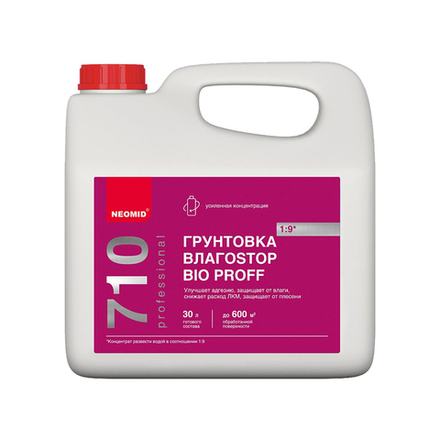 Неомид Грунт ВлагоStop Bio концентрат 1:9 (3 л.)