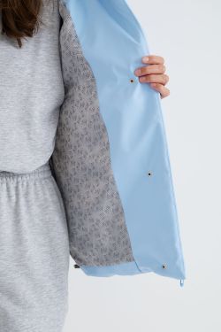 Куртка зимняя на утеплителе Isosoft голубого цвета