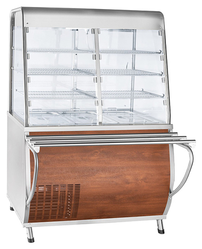 Прилавок-витрина Abat ПВВ(Н)-70Т-С-НШ кашир.