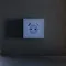 Накладка для розетки с заземлением и защитными шторками, с USB A+C, S70 (деним) vls001015