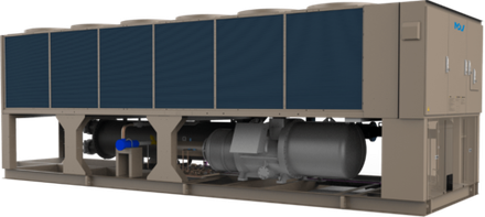 Воздухоохлаждаемый чиллер с винтовым компрессором MDVS-CAG420H серии Air Screw