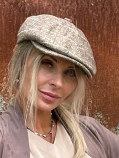 Картуз  / коричневый елочка