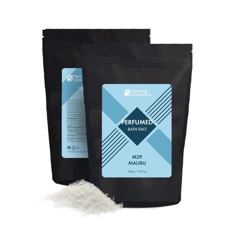 ПАРФЮМИРОВАННАЯ СОЛЬ ДЛЯ ВАННЫ MALIBU