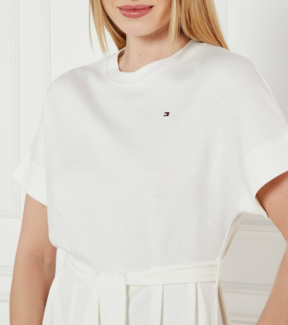 Платье с ремешком Tommy Hilfiger - экрю(WW0WW45520)