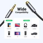 Кабель Audio 3.5mm - Audio 3.5mm, 2m. UGREEN 10594