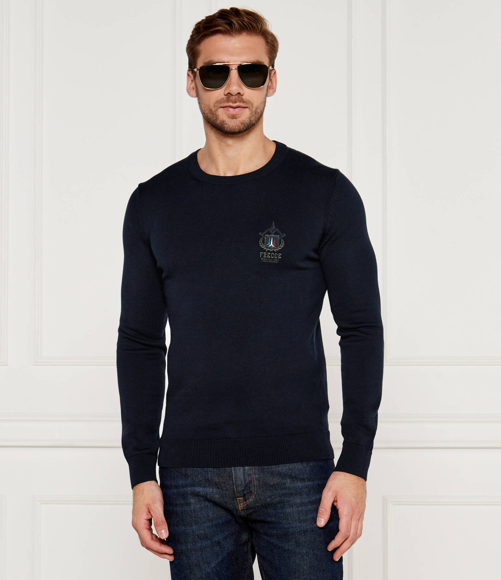 Свитер Aeronautica Militare - темно-синий(MA1513L506)