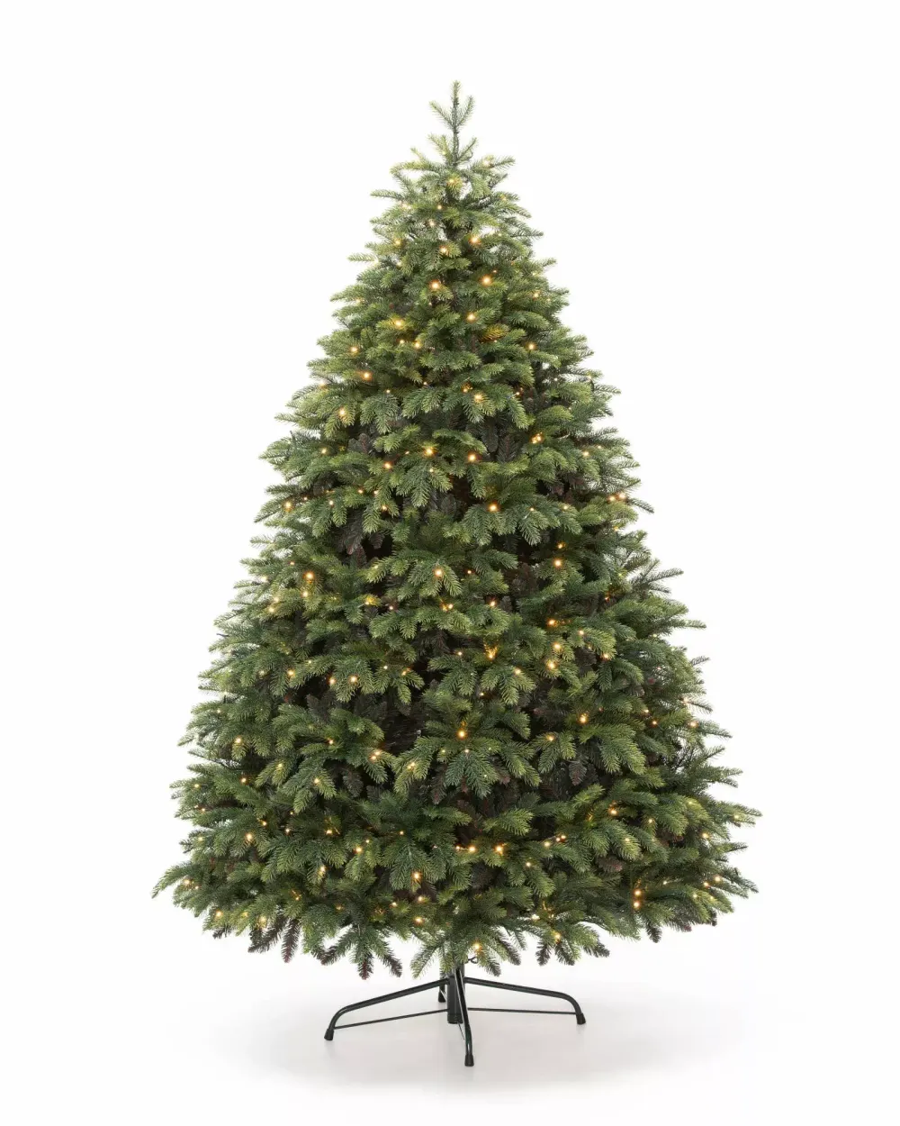 Елка с гирляндой «Богемская» (Литая+пвх) от 2,1 м до 3,65 м