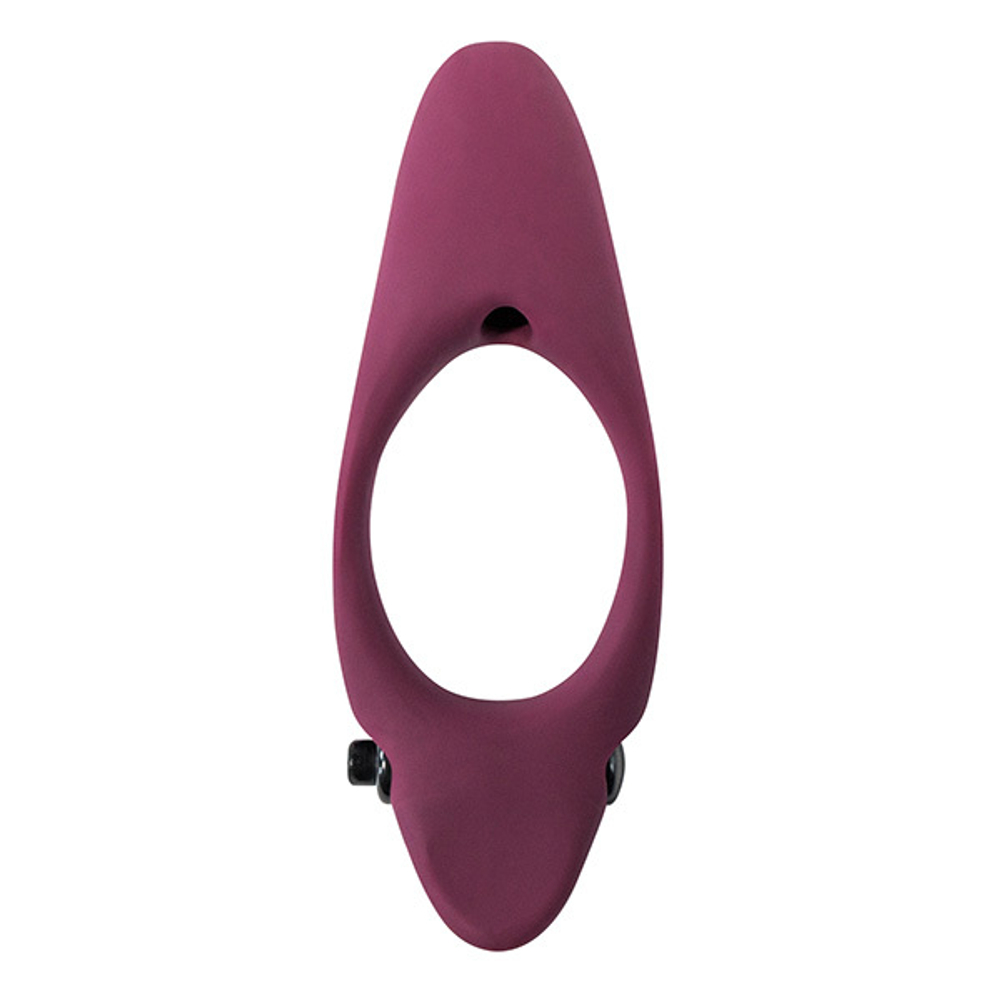 Бордовое эрекционное виброкольцо 3,5х5,3см Lola Games Pure Passion Stardust Wine red 1304-02lola