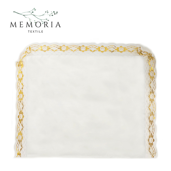 Наволочка шелк с кружевом