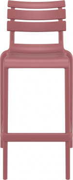 Стул пластиковый барный Siesta Contract Helen Bar 75, марсала