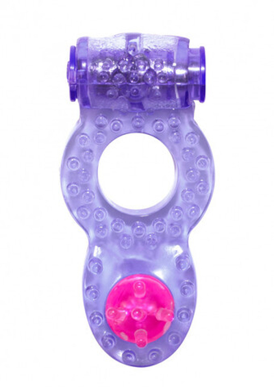 Эрекционное кольцо с вибрацией Rings Ringer purple (Цвет: фиолетовый)